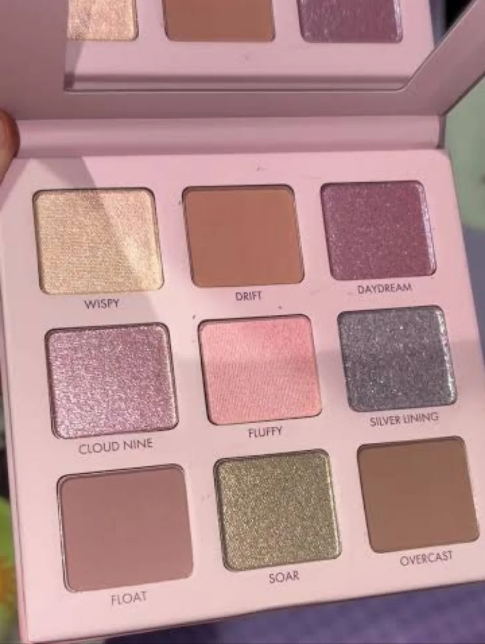 Wander Beauty In The Clouds Eyeshadow Palette — Lavender, Pink & Silver Shimmers